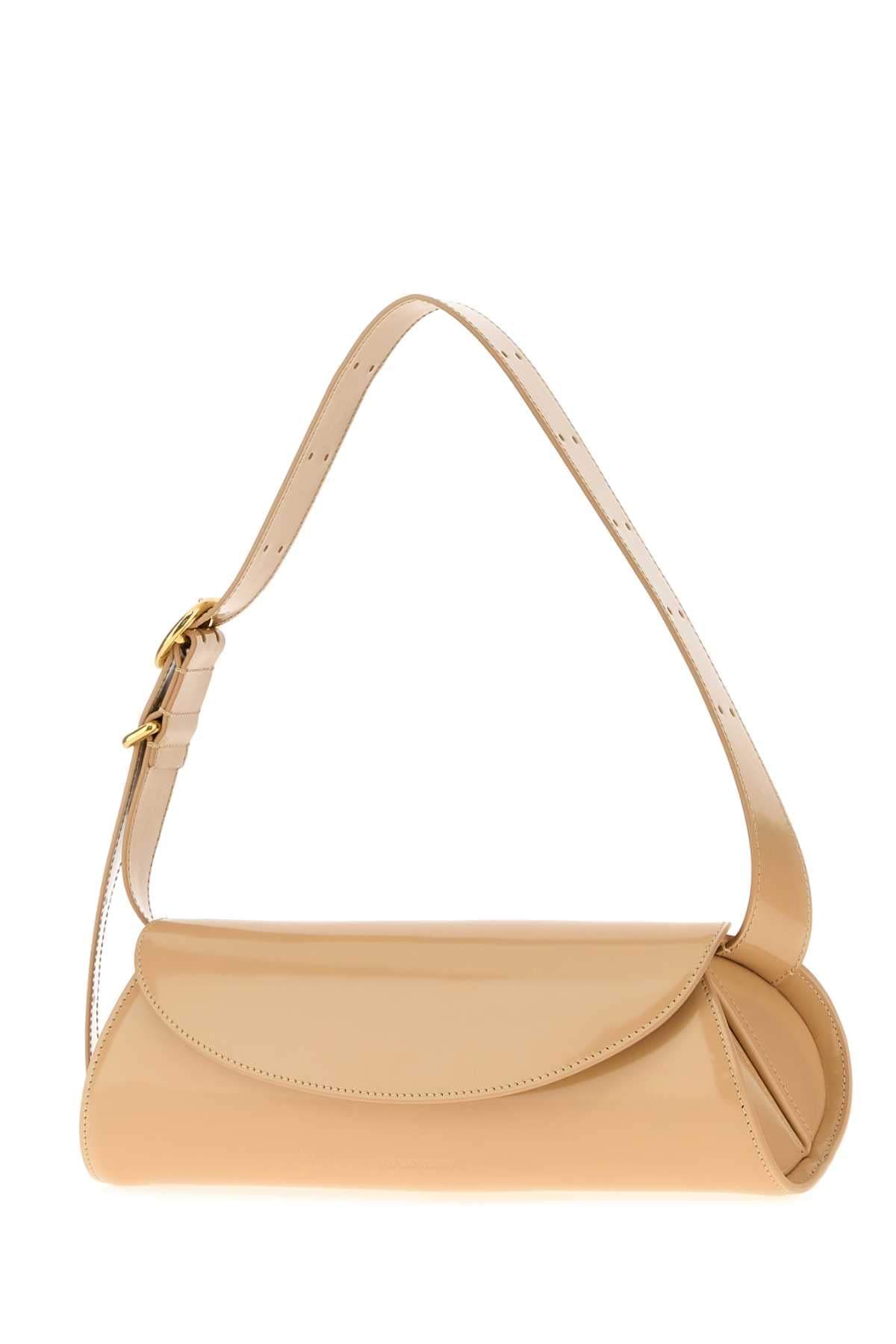Jil Sander Women Skin Pink Leather Small Cannolo Shoulder Bag JIL SANDER