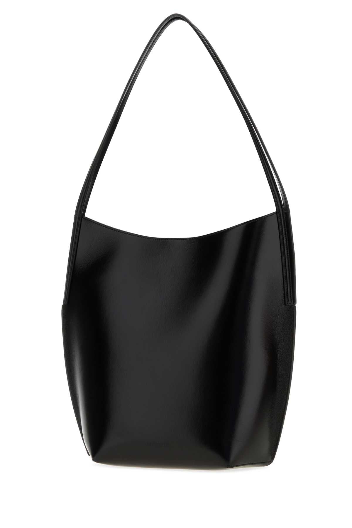 Jil Sander Women Black Leather Kante Shoulder Bag JIL SANDER