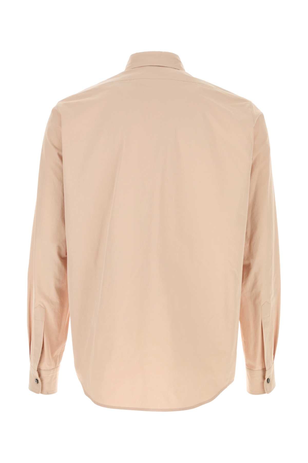 Jil Sander Men Light Pink Cotton Shirt JIL SANDER
