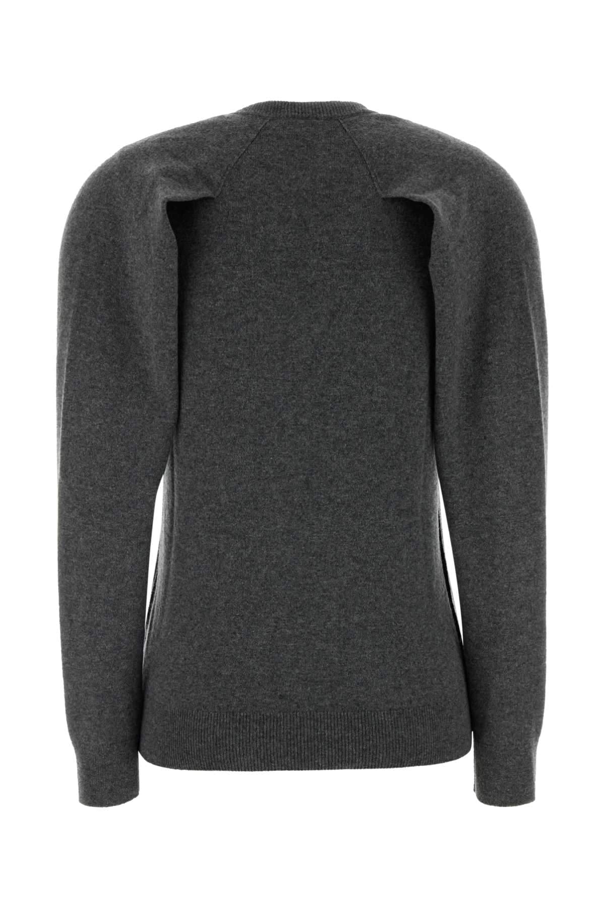 Jil Sander Women Dark Grey Cashmere Sweater JIL SANDER