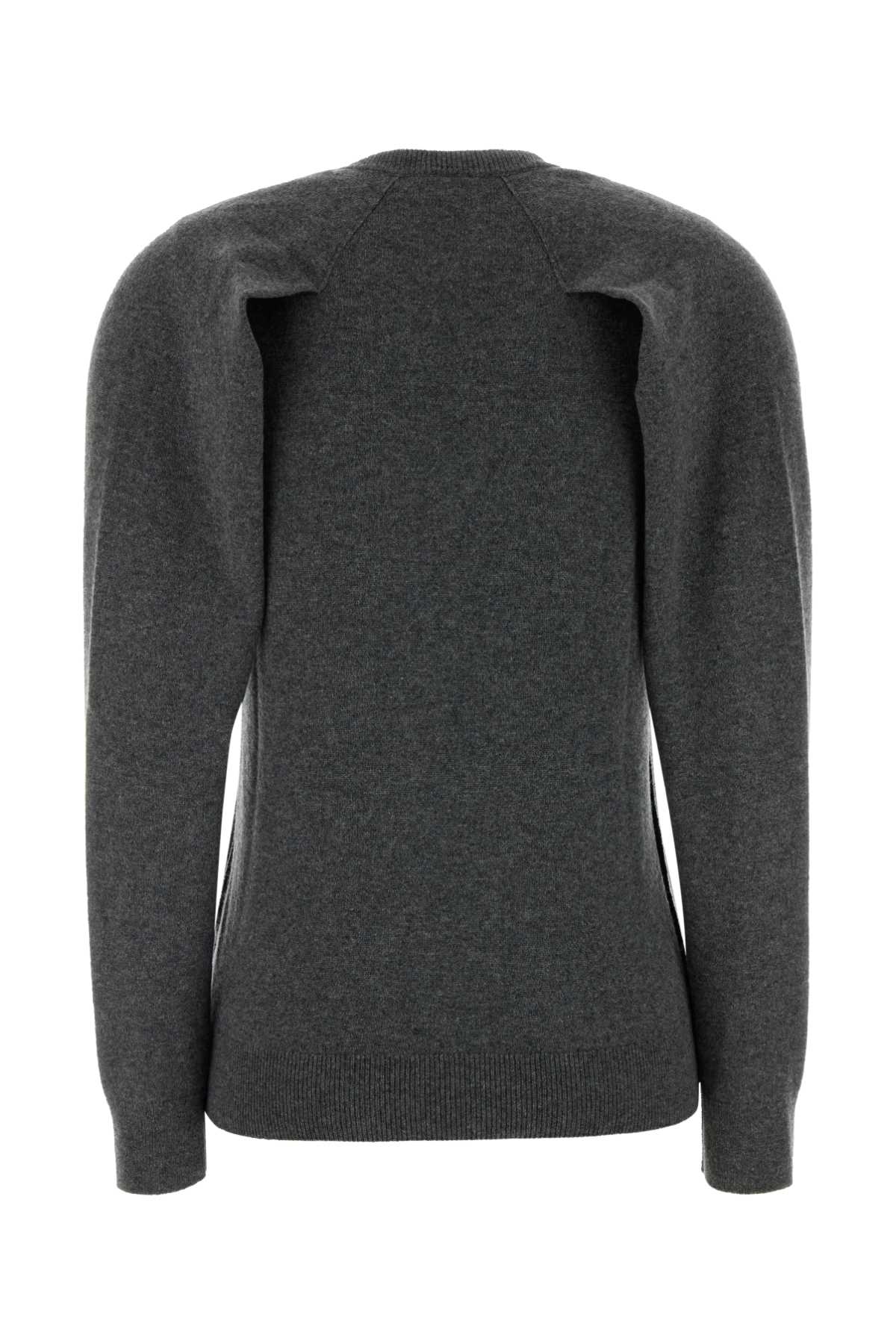 Jil Sander Women Dark Grey Cashmere Sweater JIL SANDER