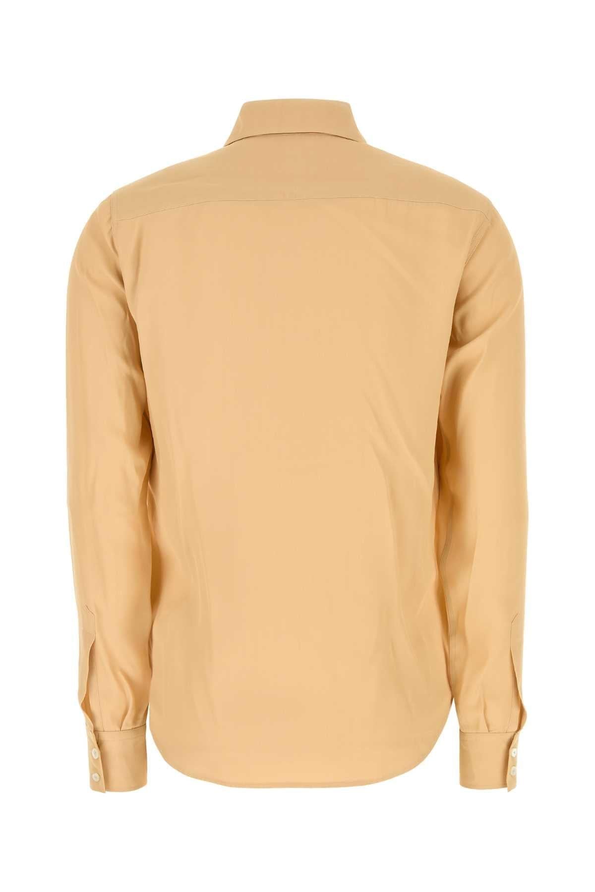 Jil Sander Women Peach Viscose Shirt JIL SANDER