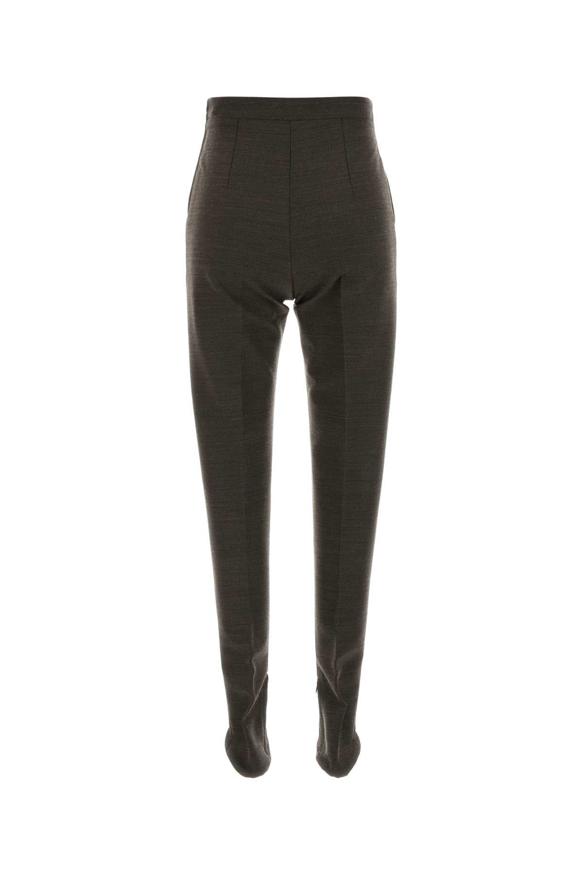 Jil Sander Women Mud Stretch Wool Blend Pant JIL SANDER