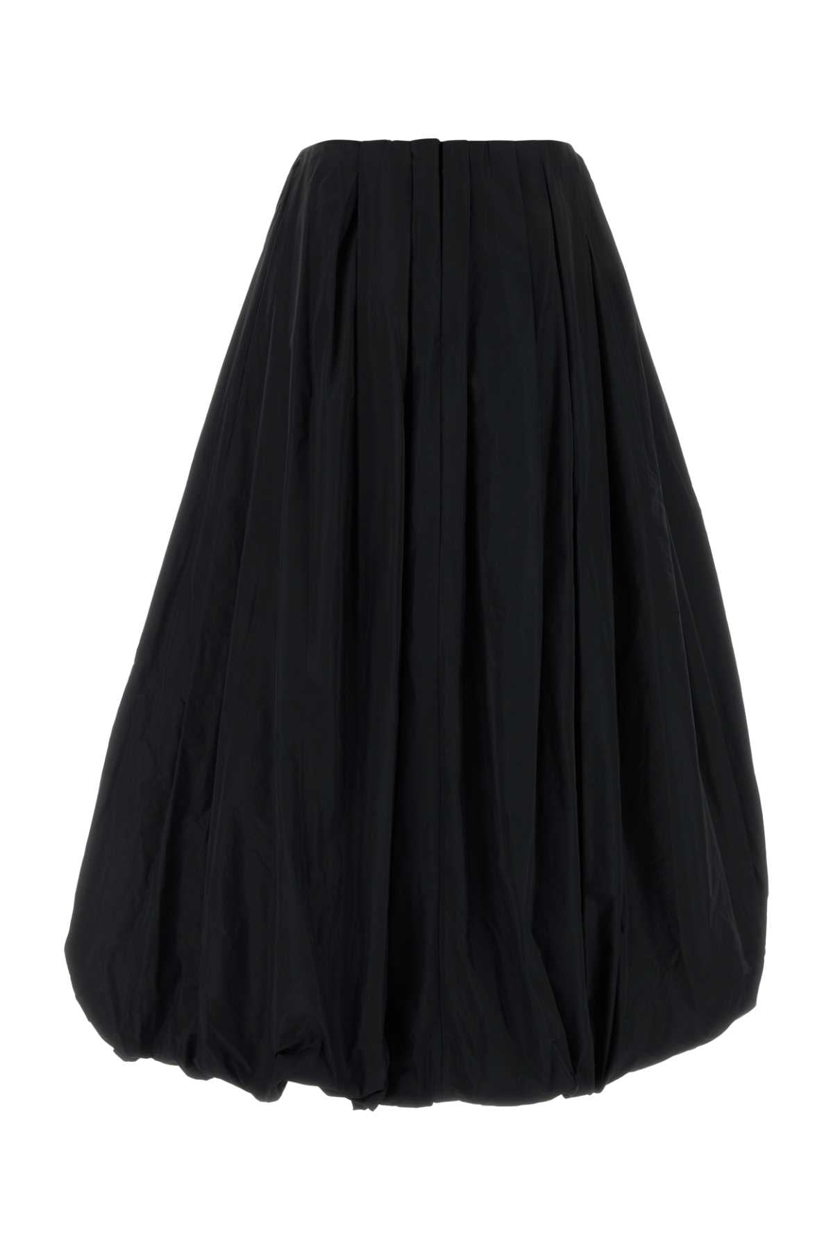 Jil Sander Women Black Polyester Skirt JIL SANDER