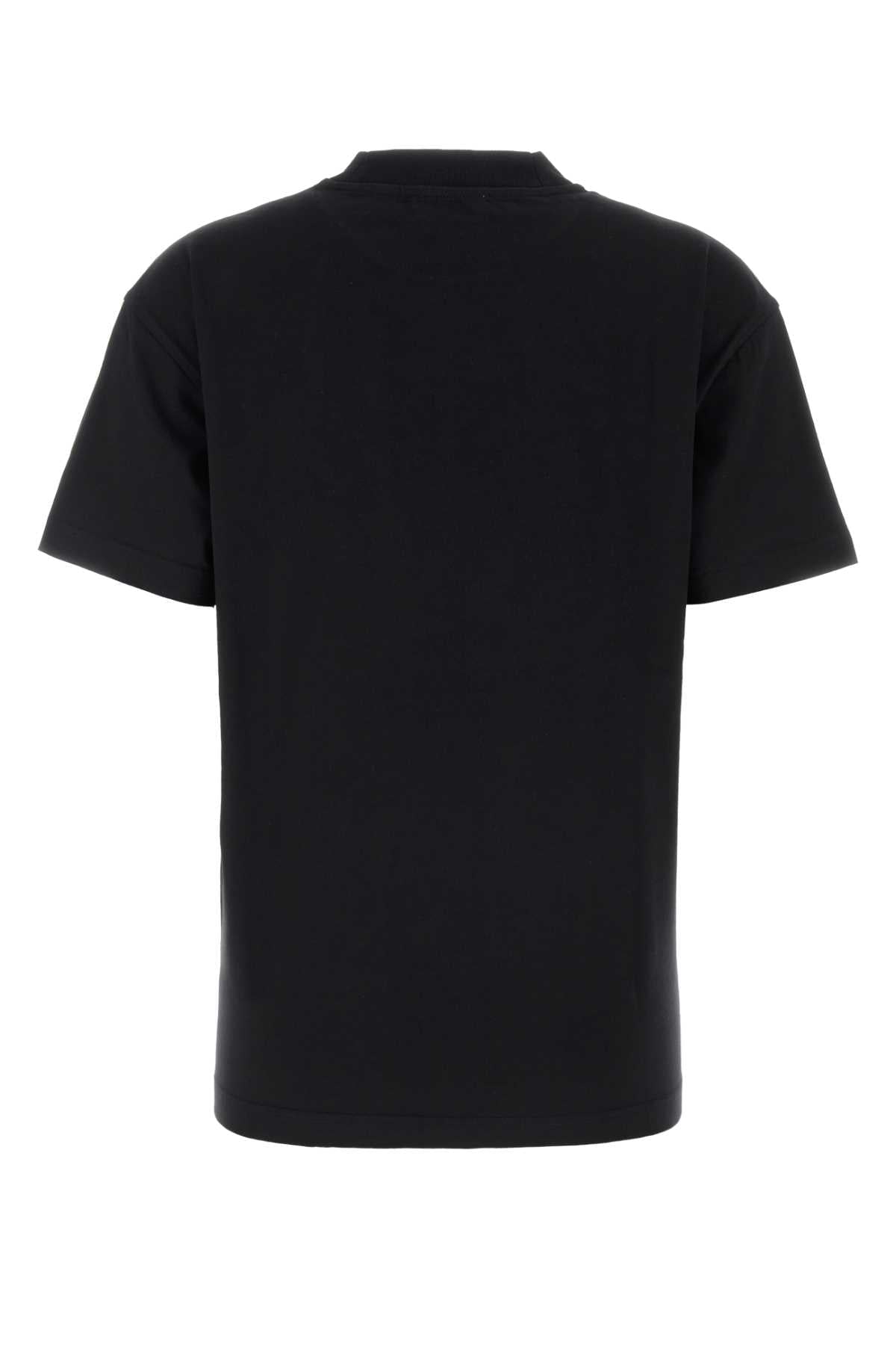 Off White Women Black Cotton T-Shirt OFF-WHITE