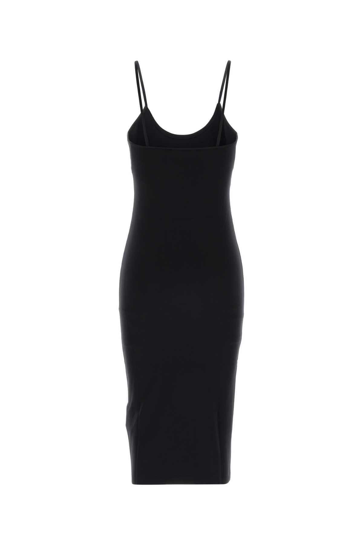 Off White Women Black Stretch Nylon Dress OFF-WHITE