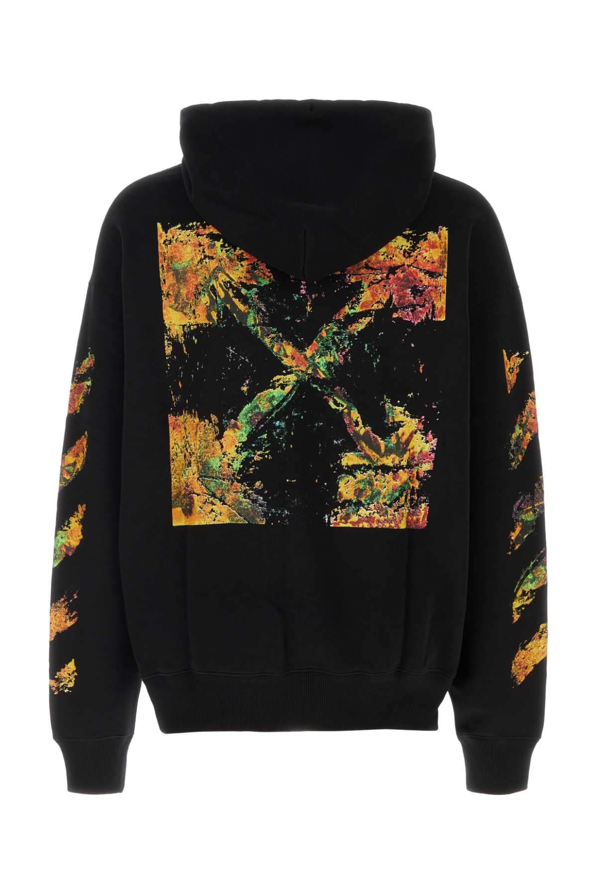 Off White Men Black Cotton Sweatshirt OFF-WHITE