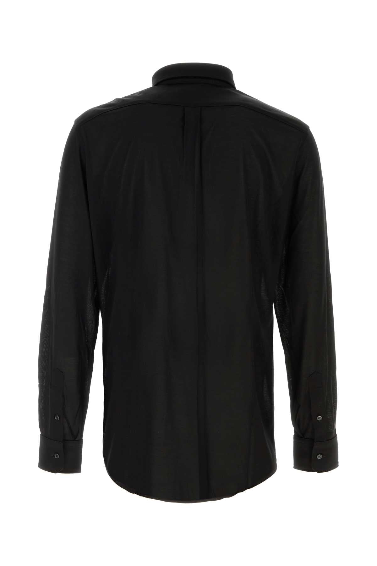 Dolce & Gabbana Men Black Jersey Shirt DOLCE & GABBANA