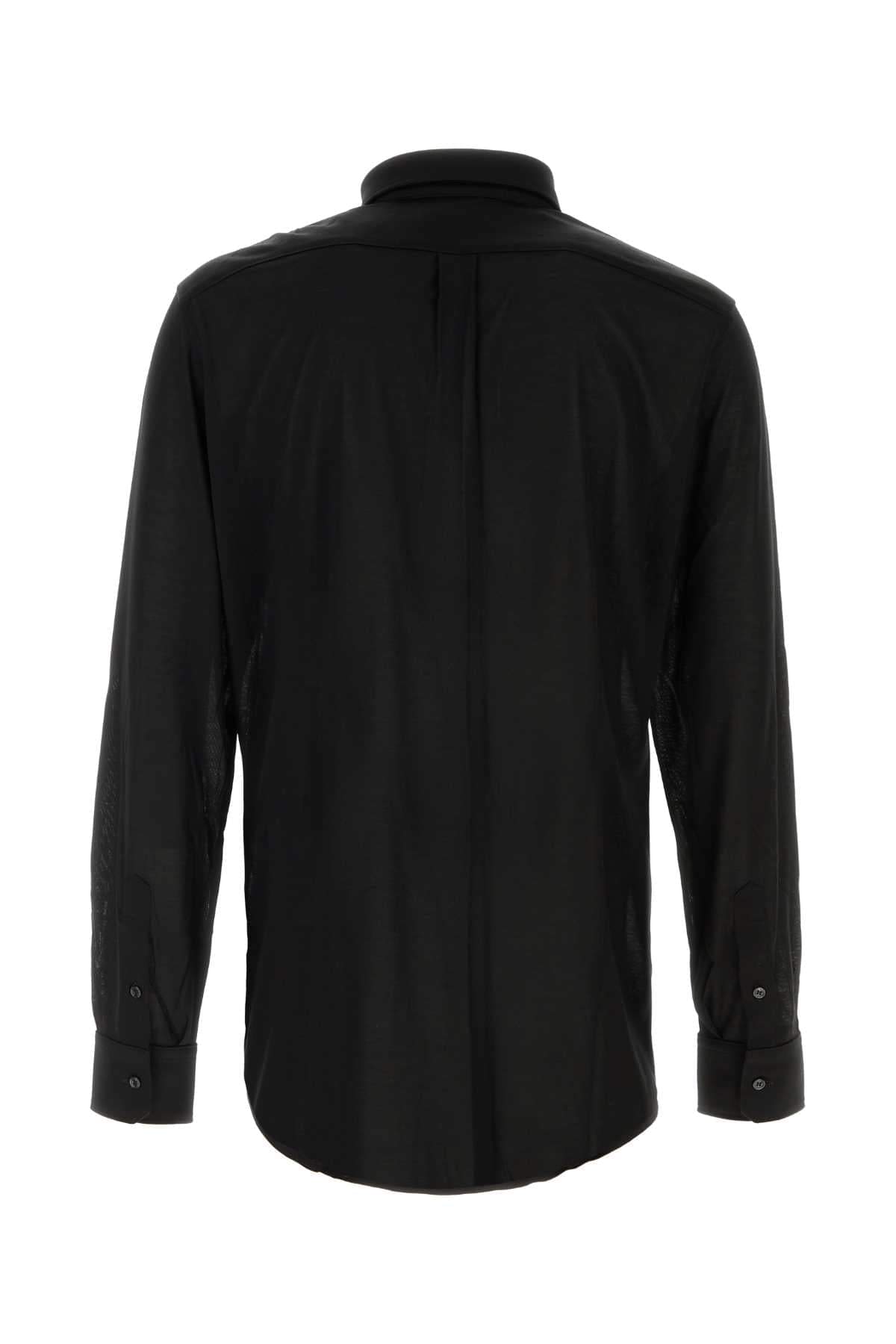 Dolce & Gabbana Men Black Jersey Shirt DOLCE & GABBANA