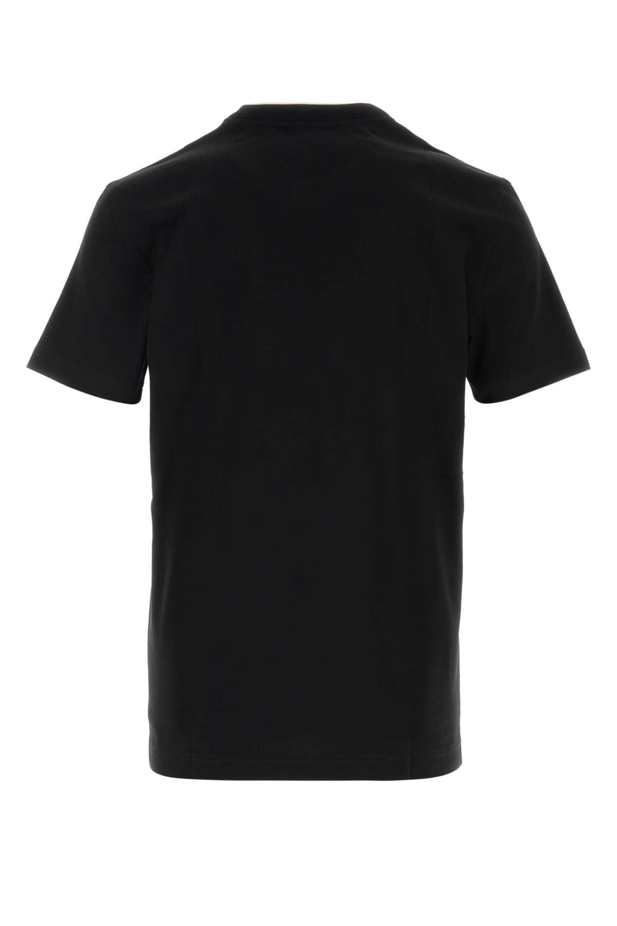 Dolce & Gabbana Men Black Cotton T-Shirt DOLCE & GABBANA