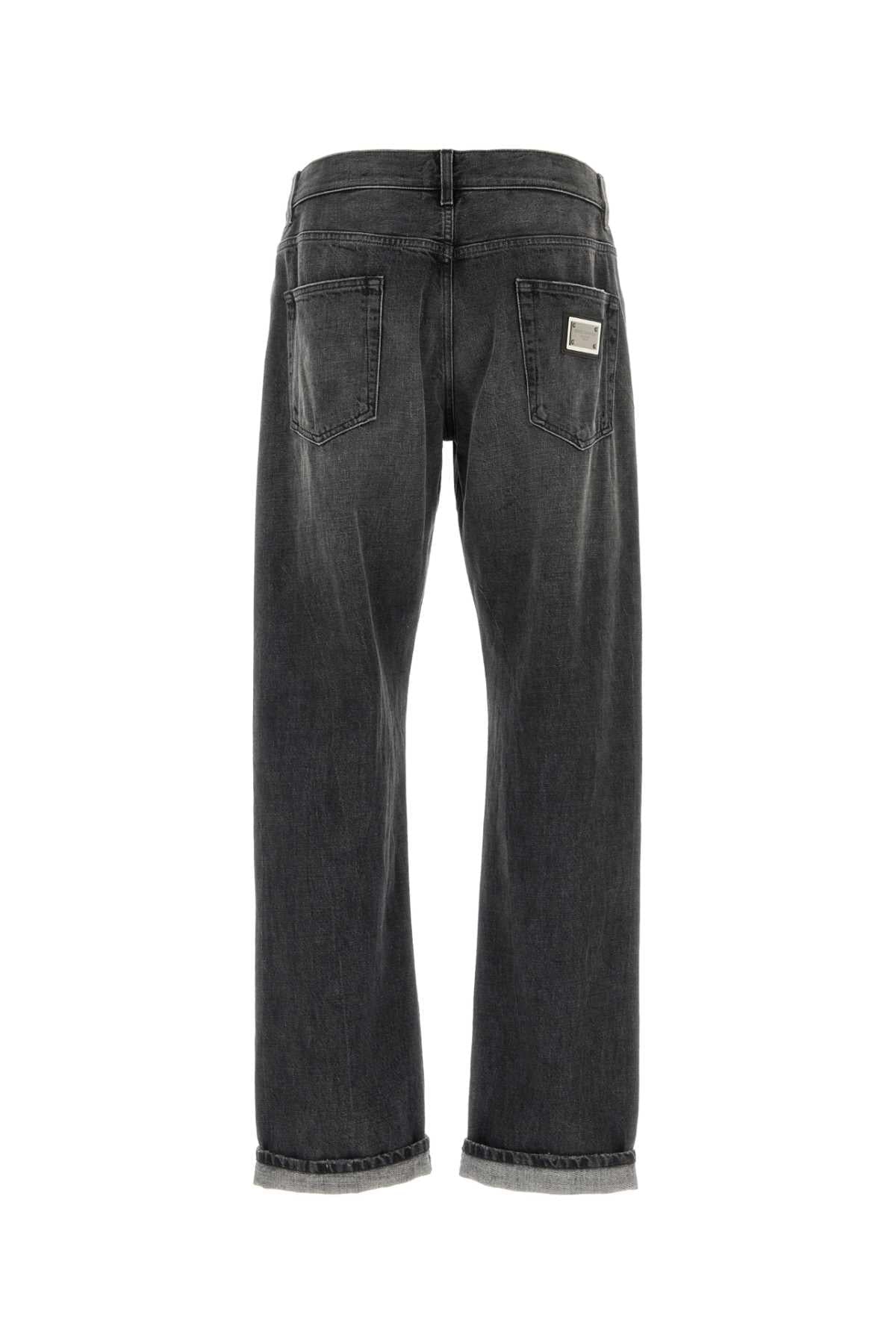 Dolce & Gabbana Men Black Denim Jeans DOLCE & GABBANA