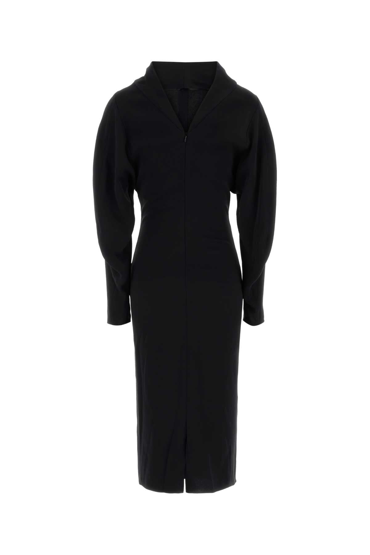 Giorgio Armani Women Black Stretch Crepe Dress GIORGIO ARMANI