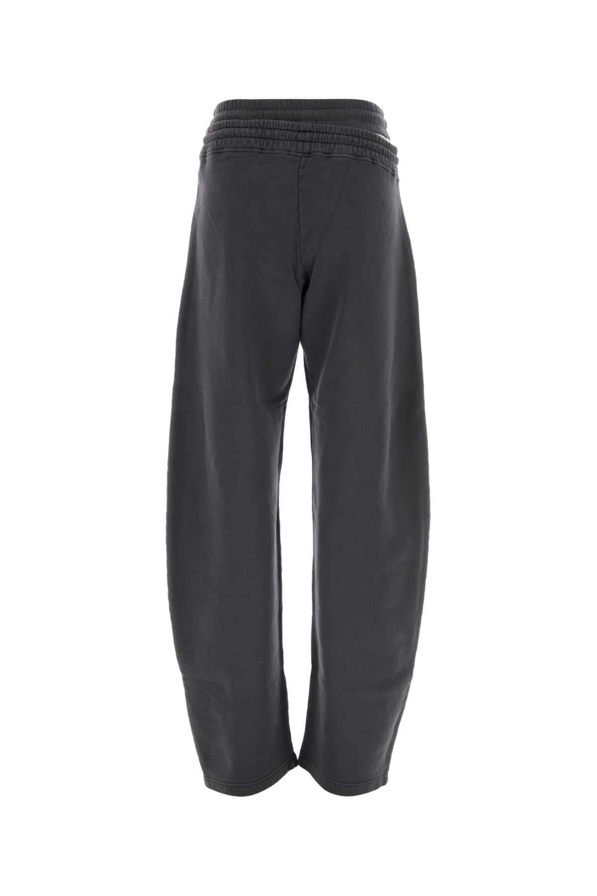 The Attico Women Dark Grey Cotton Joggers THE ATTICO