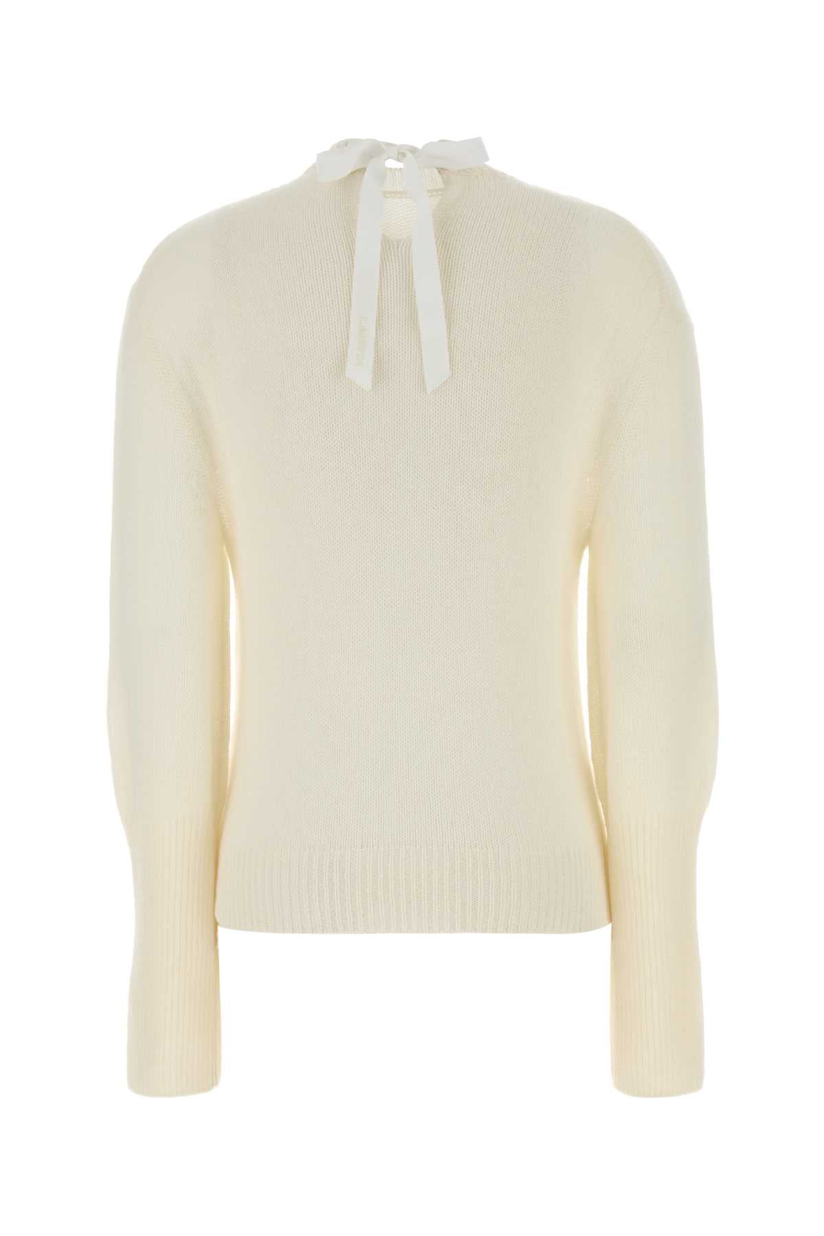 Lanvin Women Ivory Cashmere Blend Sweater LANVIN