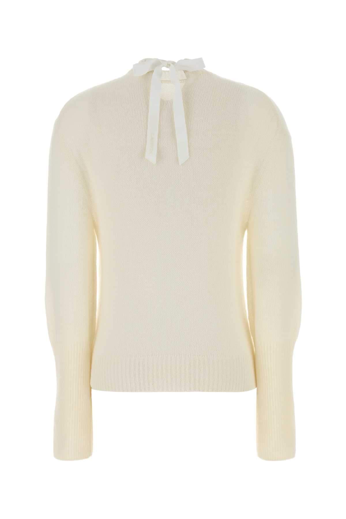 Lanvin Women Ivory Cashmere Blend Sweater LANVIN