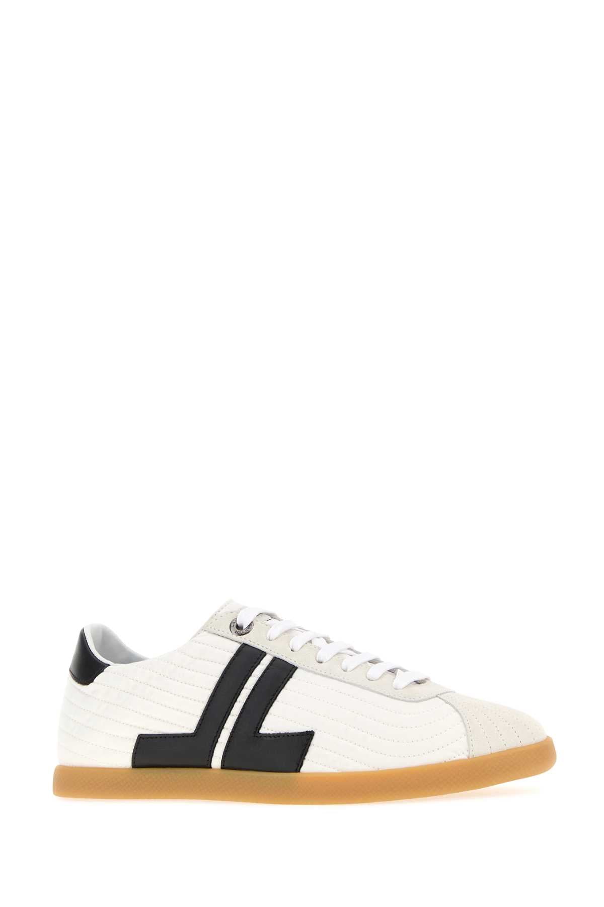 Lanvin Women White Canvas Glen 2.0 Sneakers LANVIN