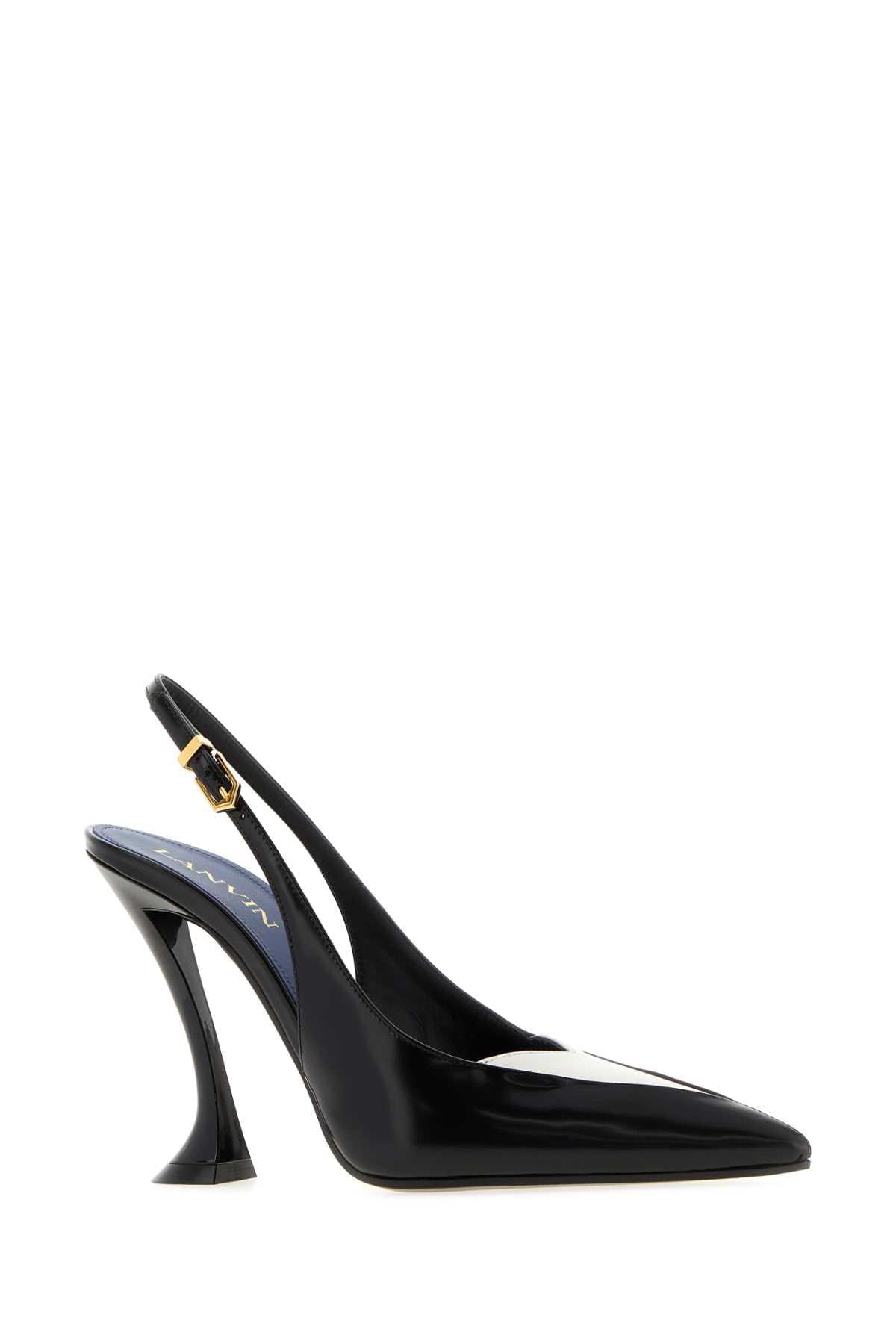 Lanvin Women Two-Tone Leather Pumps LANVIN