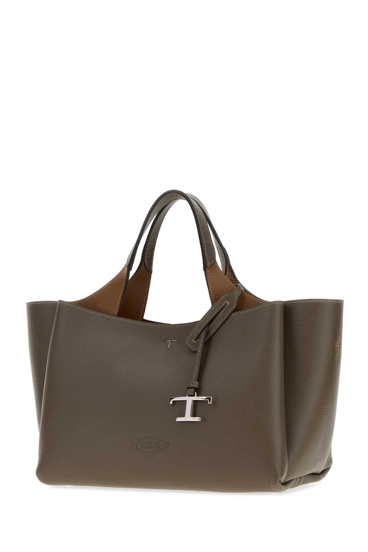 Tod's Women Mud Leather Mini Handbag TOD'S