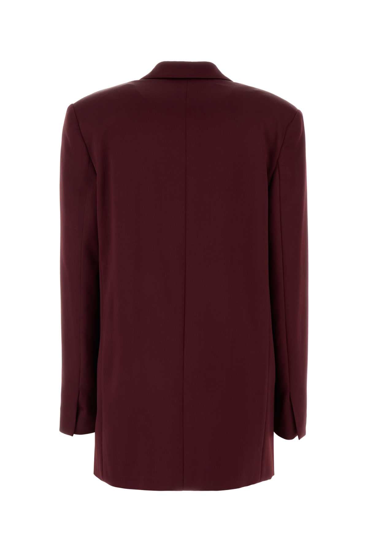 Alberta Ferretti Women Tyrian Purple Satin Blazer ALBERTA FERRETTI