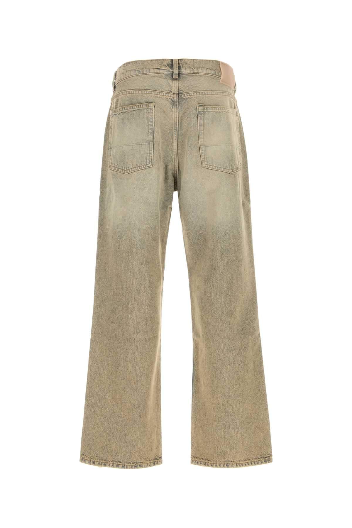 Our Legacy Men Sand Denim Third Cut Jeans OUR LEGACY