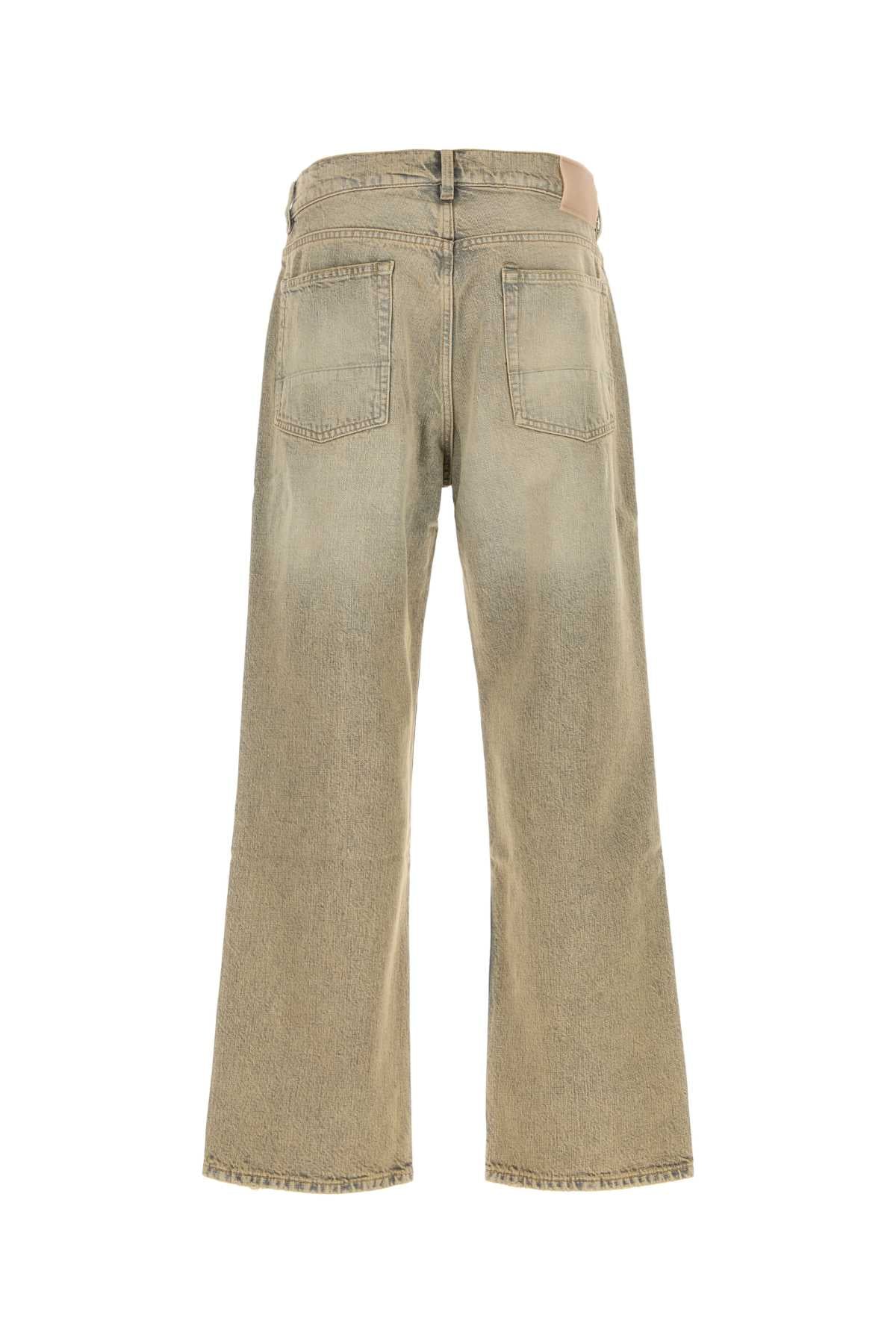 Our Legacy Men Sand Denim Third Cut Jeans OUR LEGACY