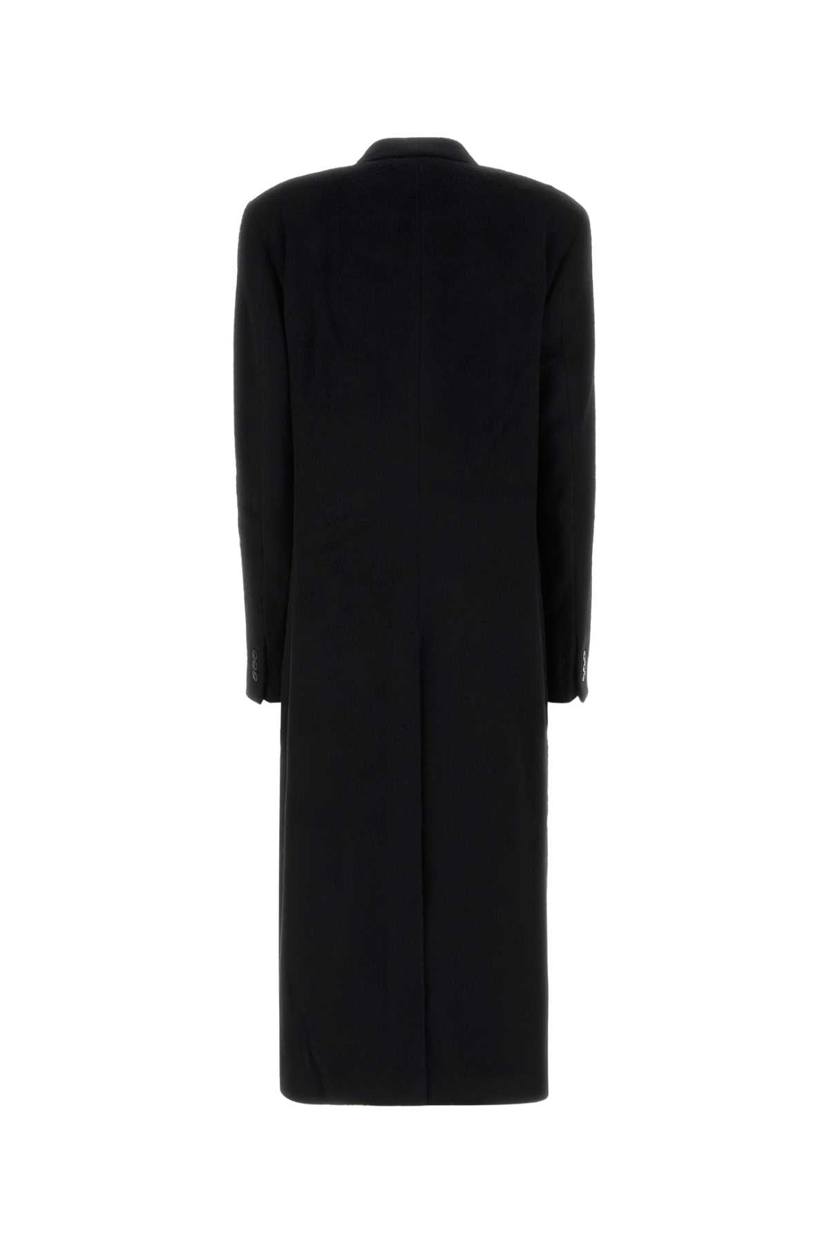 Our Legacy Women Black Wool Blend Coat OUR LEGACY