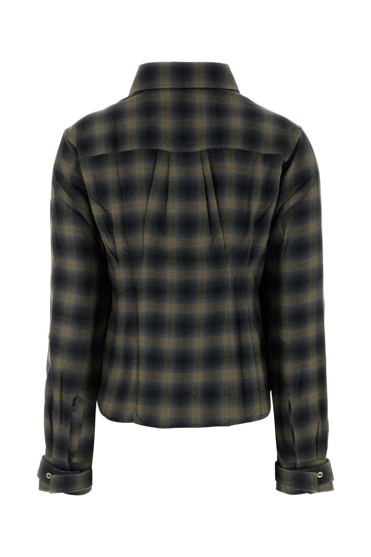 Our Legacy Women Embroidered Cotton Blend Shirt OUR LEGACY