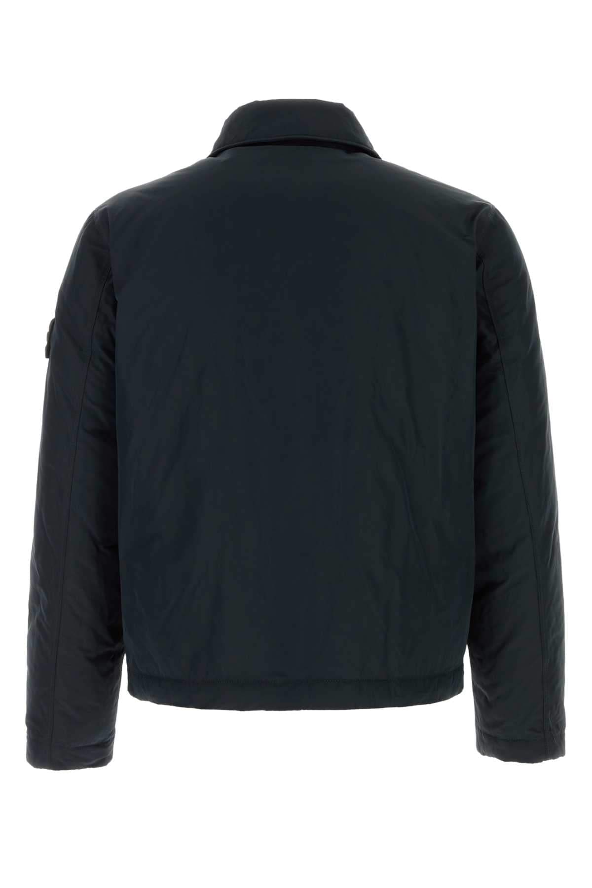 Stone Island Men Midnight Blue Polyester Blend Down Jacket STONE ISLAND