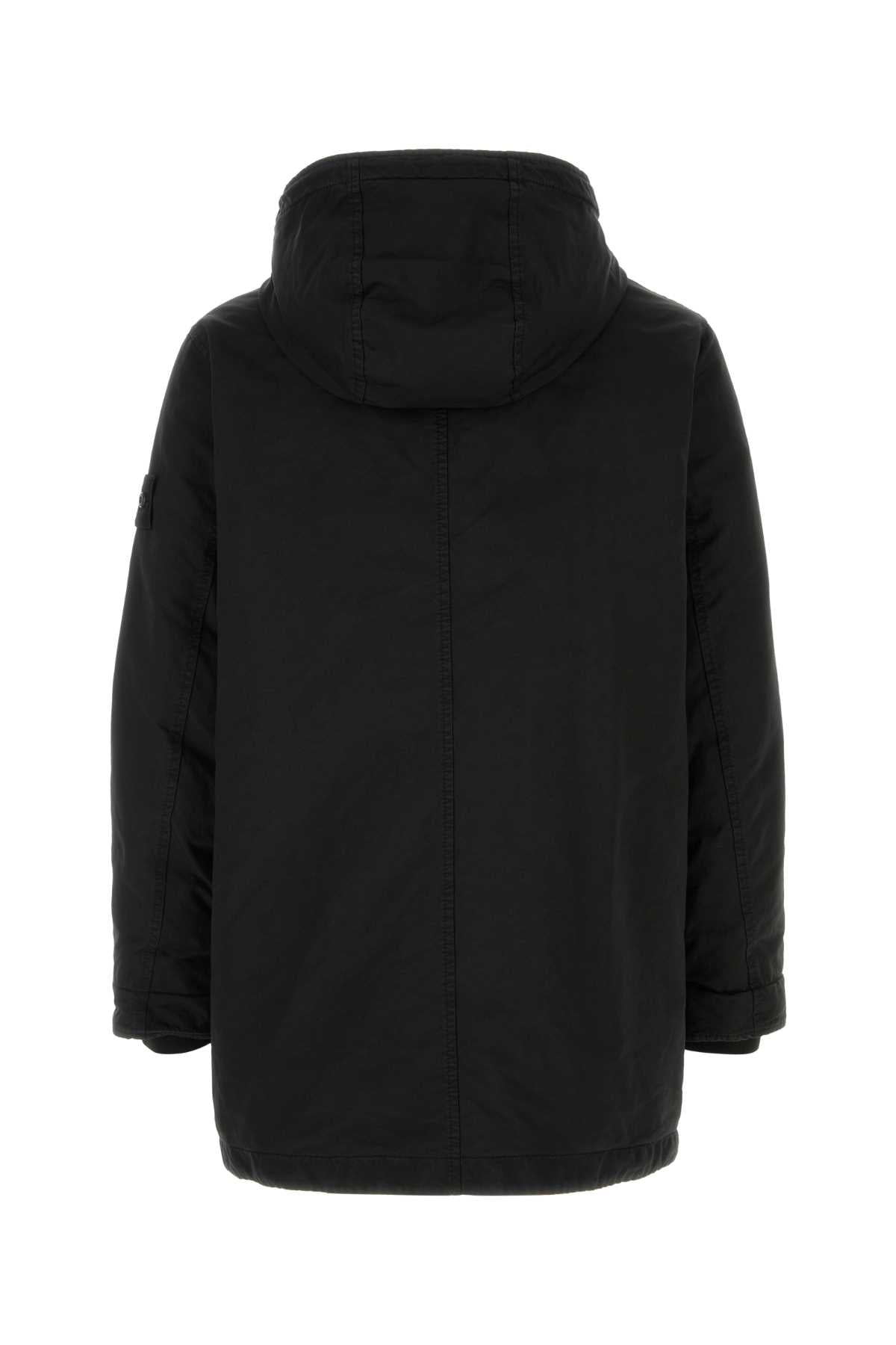 Stone Island Men Black Polyester Blend Down Jacket STONE ISLAND