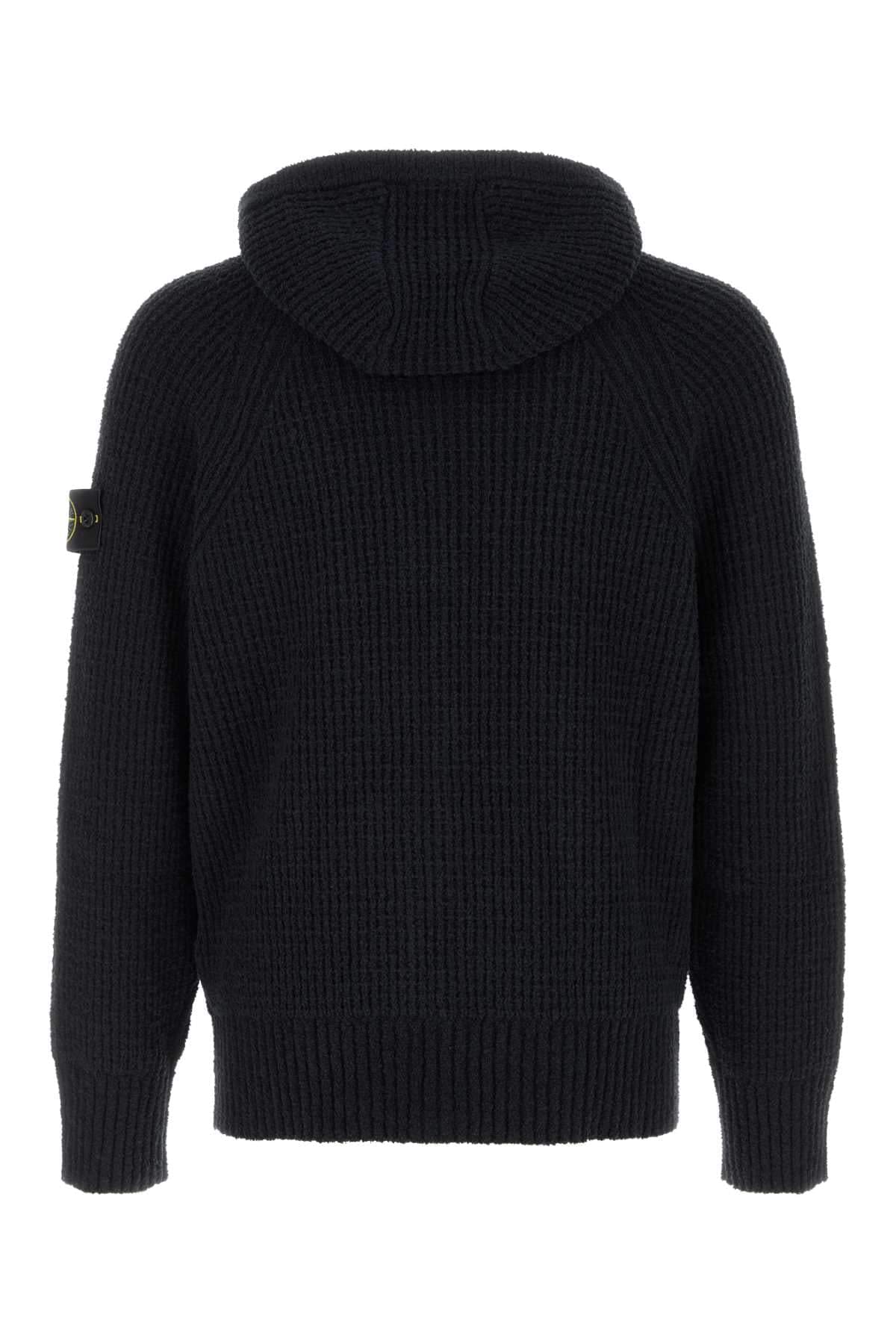 Stone Island Men Midnight Blue Cotton Blend Sweatshirt STONE ISLAND
