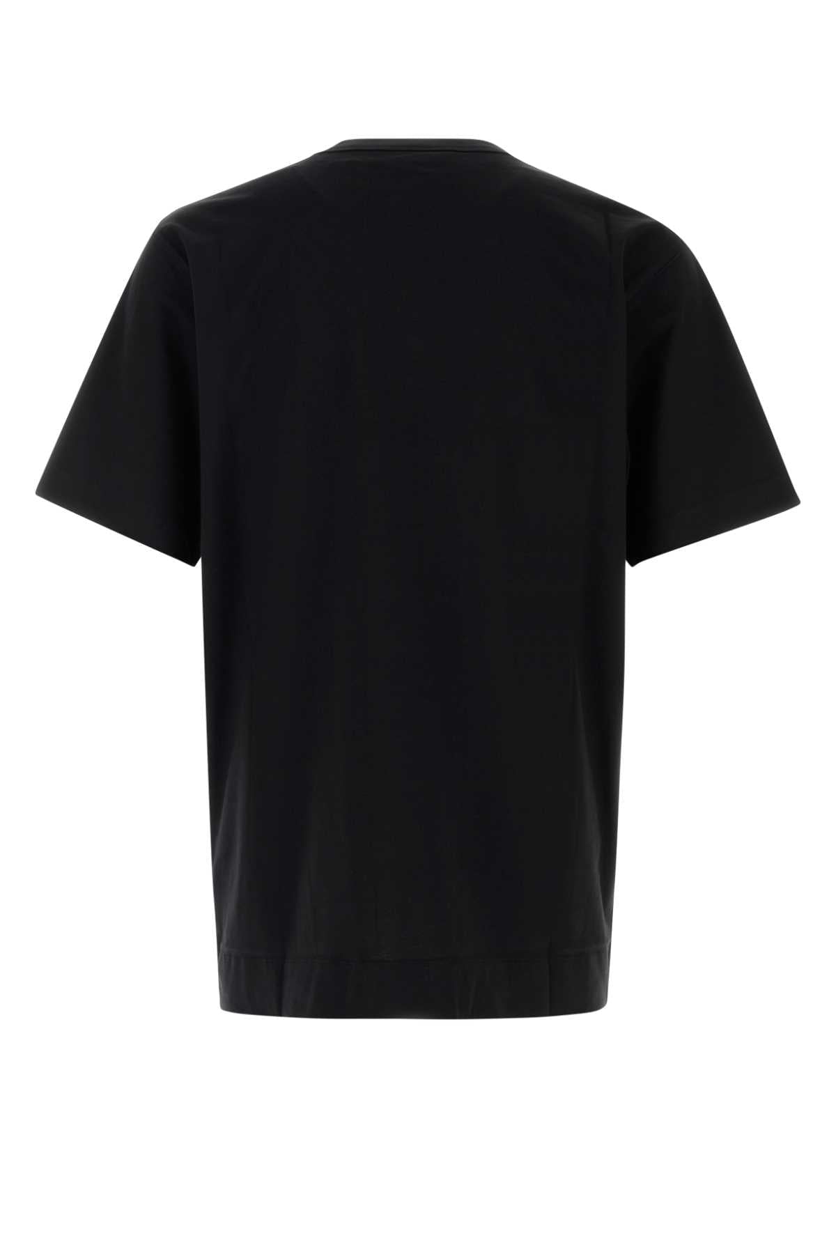 Dries Van Noten Men Black Cotton Oversize Heer T-Shirt DRIES VAN NOTEN