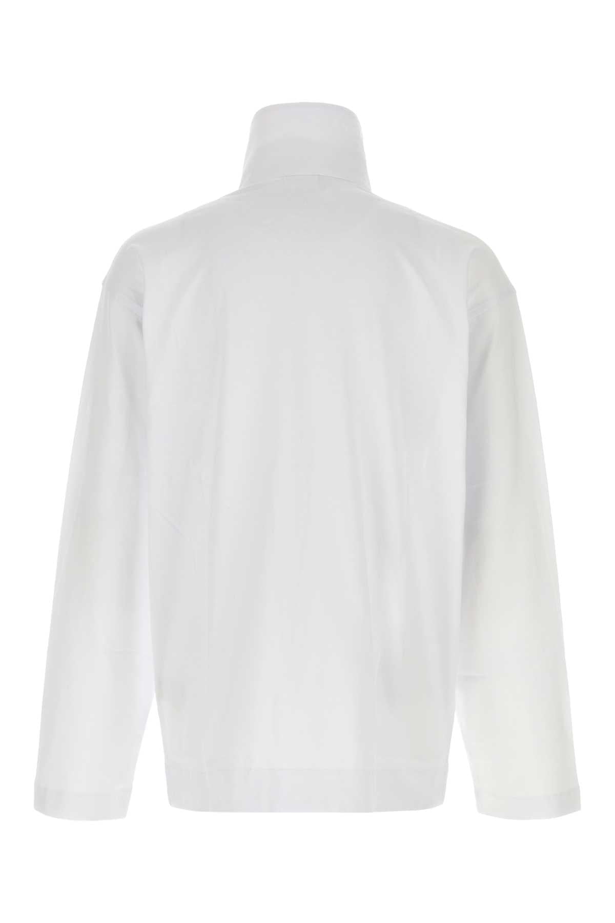 Dries Van Noten Men White Cotton Oversize Hegon T-Shirt DRIES VAN NOTEN