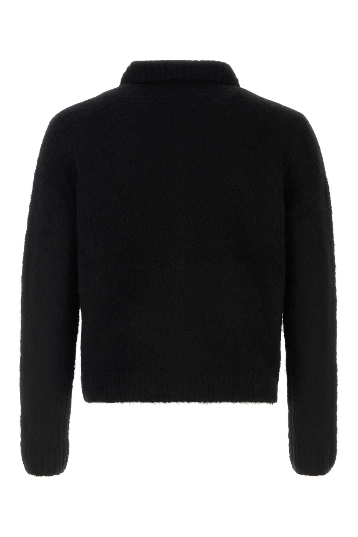 Dries Van Noten Men Black Alpaca Blend Moro Cardigan DRIES VAN NOTEN