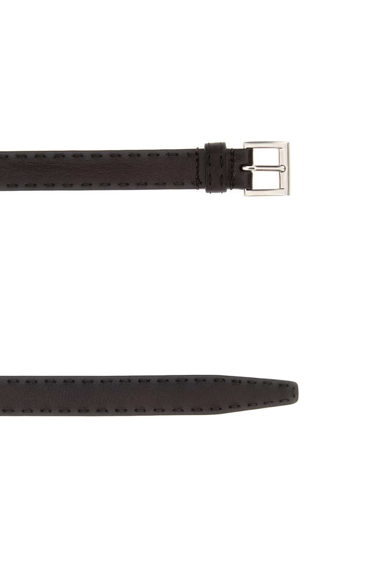Prada Women Brown Nappa Leather Belt PRADA