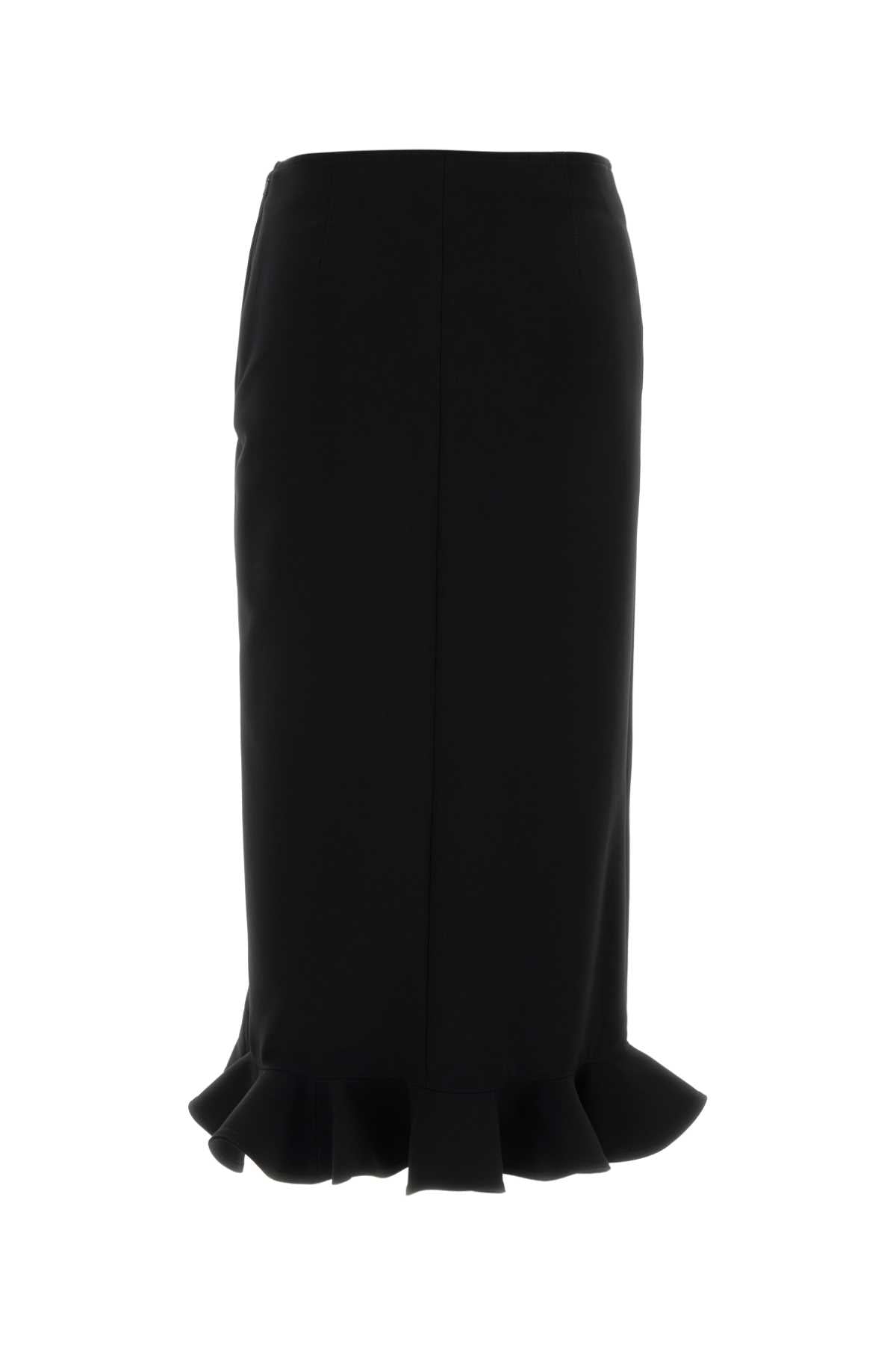 Moschino Women Black Jersey Skirt MOSCHINO