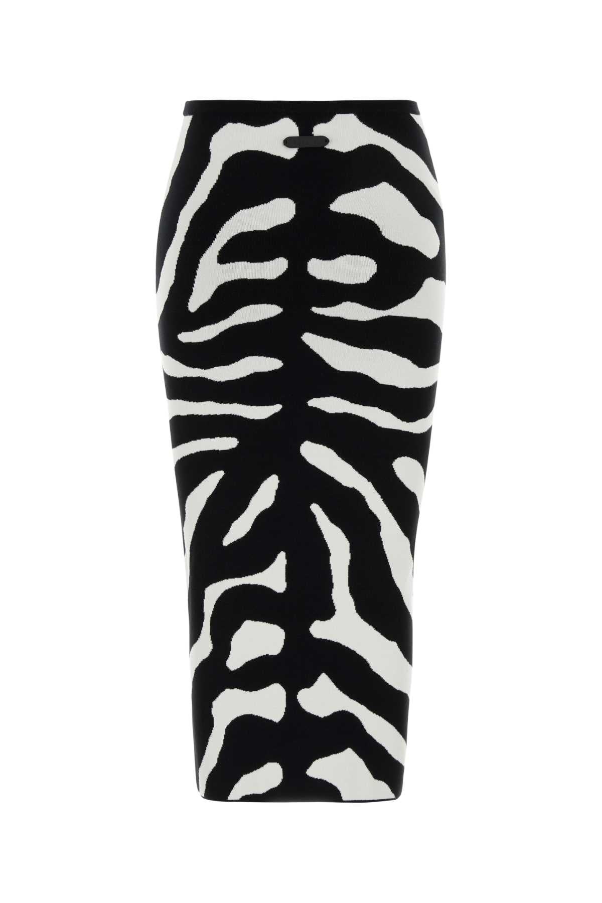 Moschino Women Embroidered Viscose Blend Skirt MOSCHINO