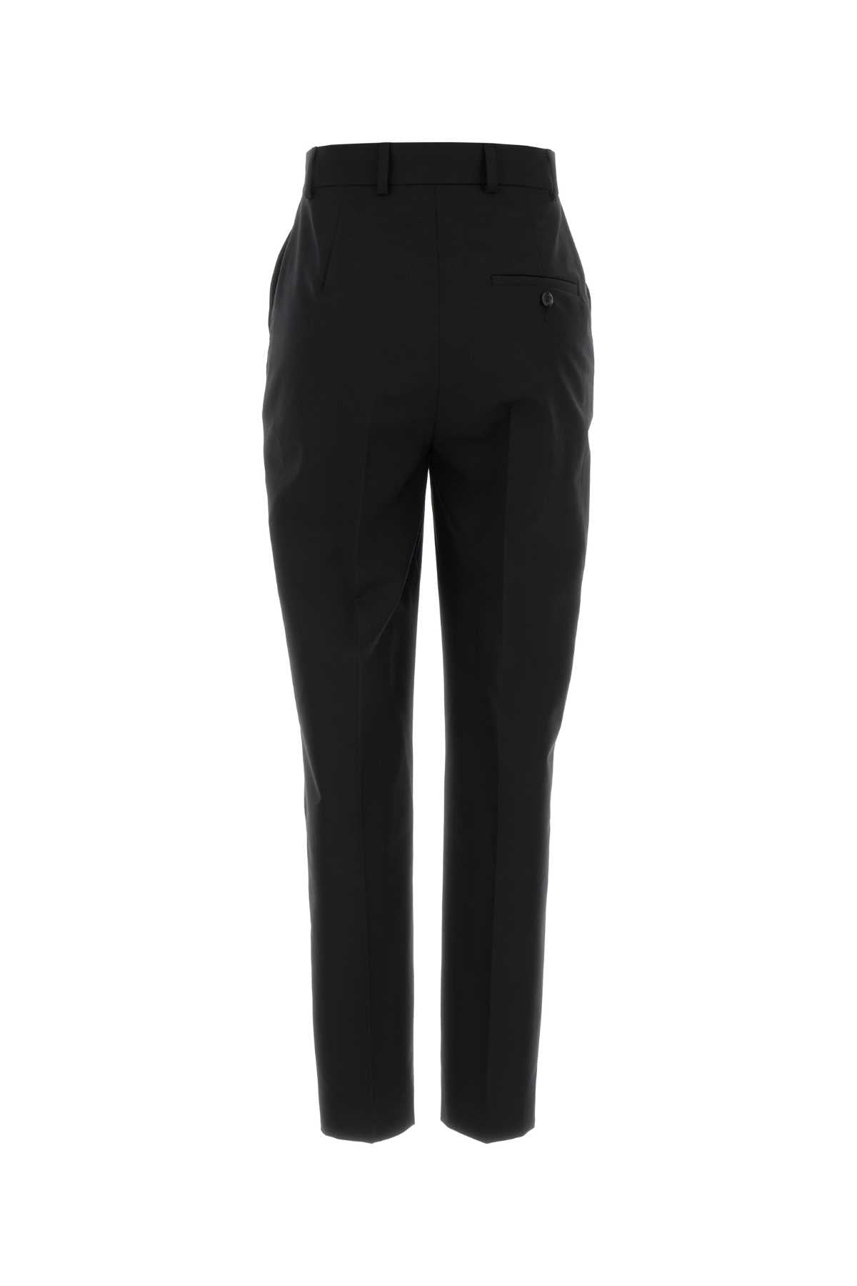 Moschino Women Black Wool Pant MOSCHINO