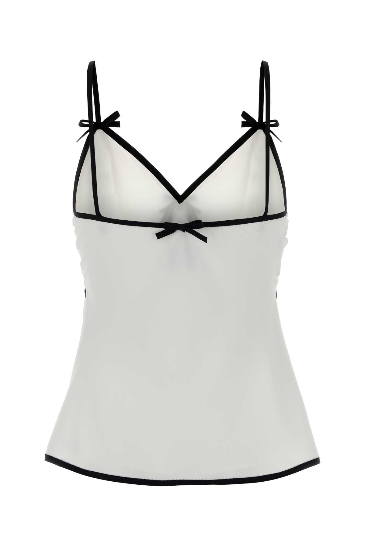 Moschino Women White Crepe Top MOSCHINO