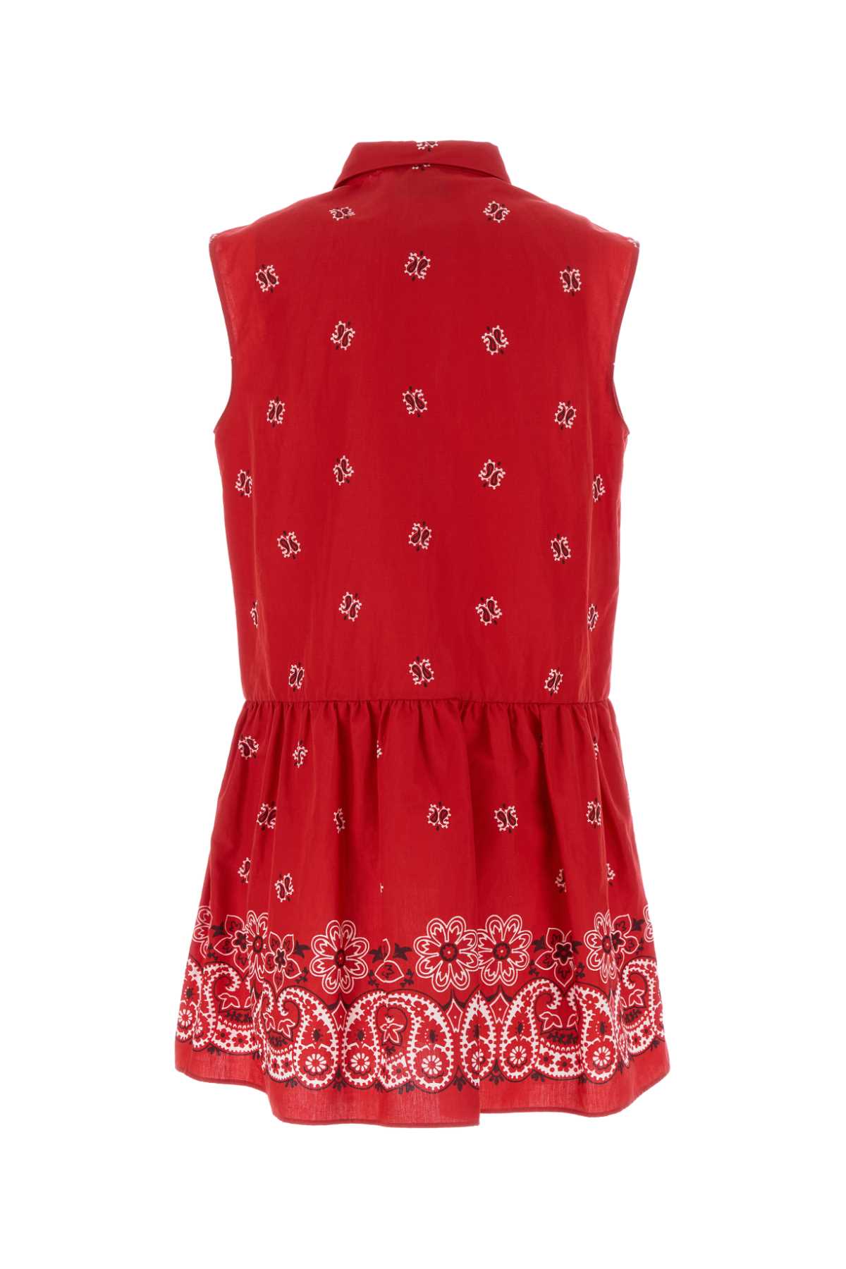 Miu Miu Women Printed Cotton Blend Dress MIU MIU