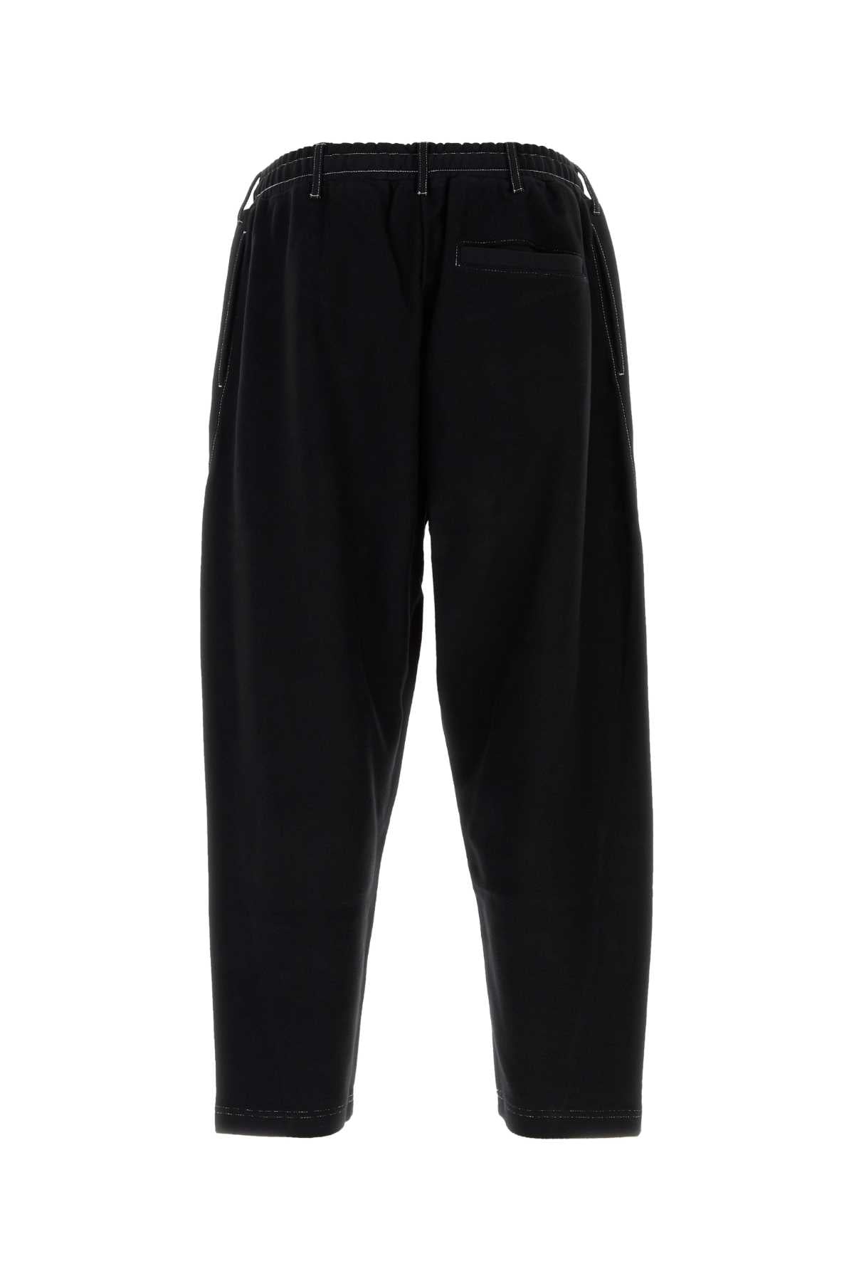 Moschino Men Black Cotton Joggers MOSCHINO