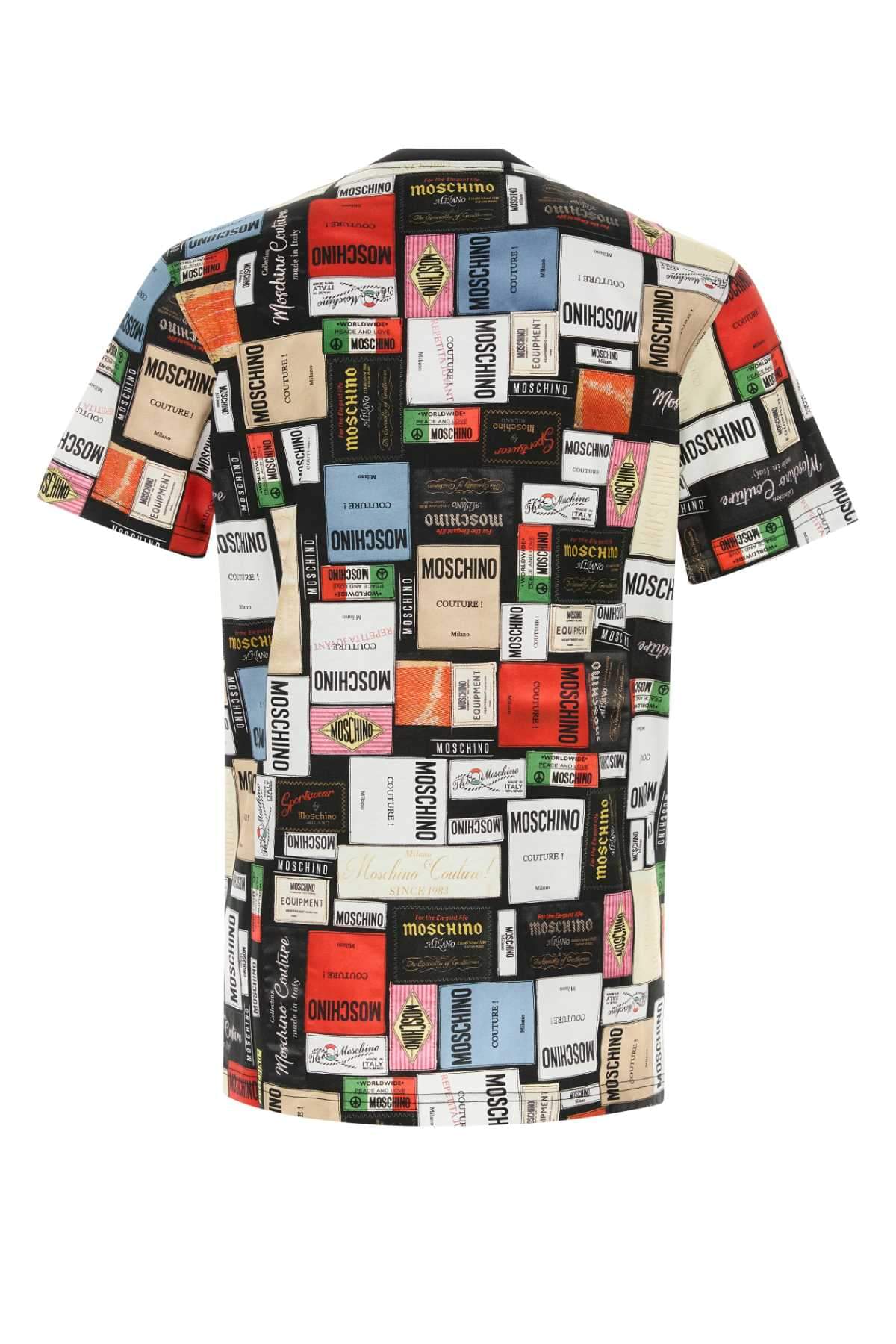 Moschino Men Printed Cotton T-Shirt MOSCHINO