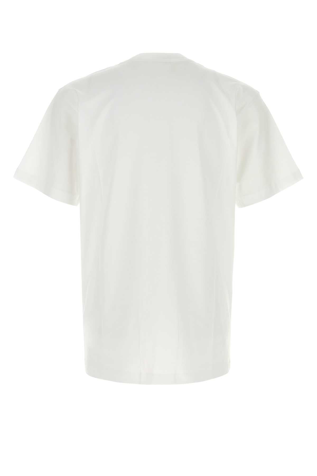 Moschino Men White Cotton T-Shirt MOSCHINO