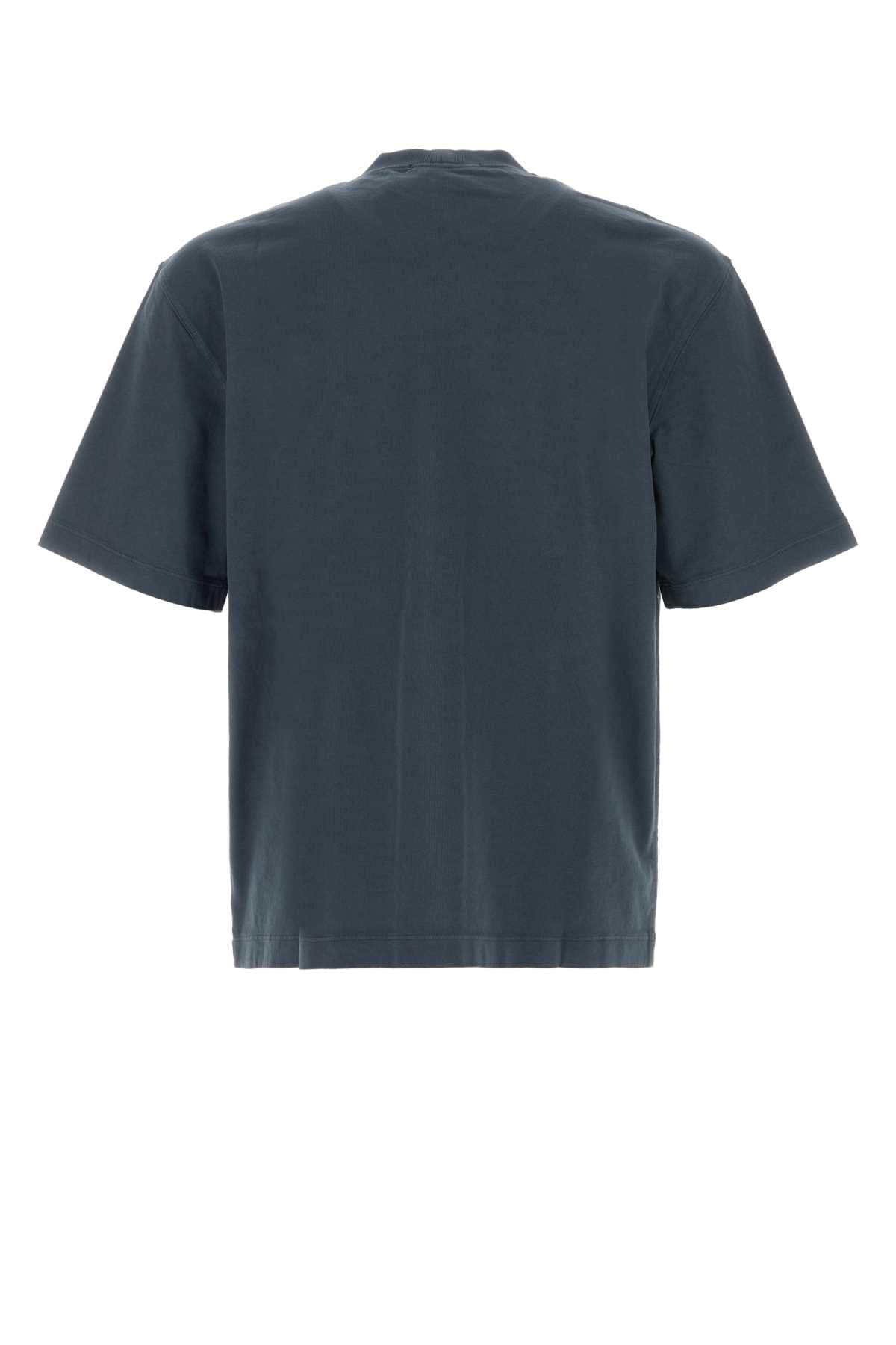 Stone Island Men Air Force Blue Cotton T-Shirt STONE ISLAND