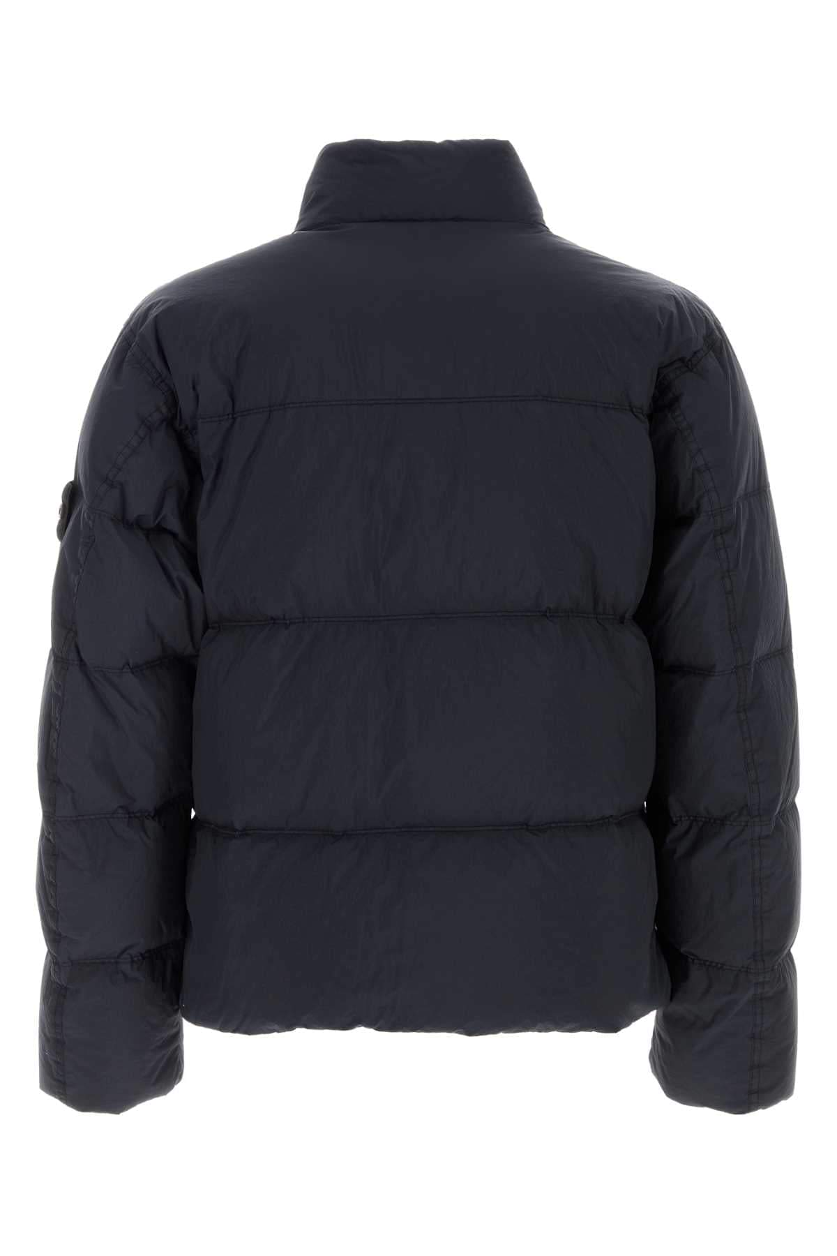 Stone Island Men Midnight Blue Nylon Down Jacket STONE ISLAND