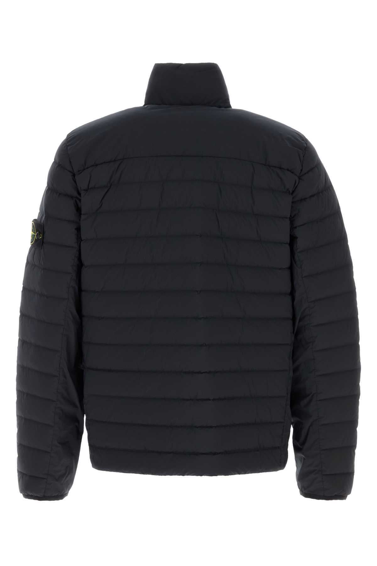 Stone Island Men Midnight Blue Stretch Nylon Jacket STONE ISLAND