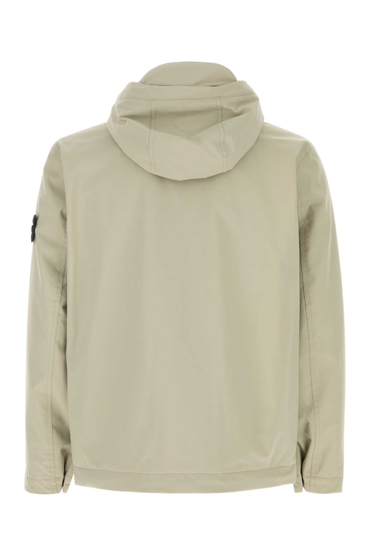 Stone Island Men Sand Stretch Polyester Jacket STONE ISLAND