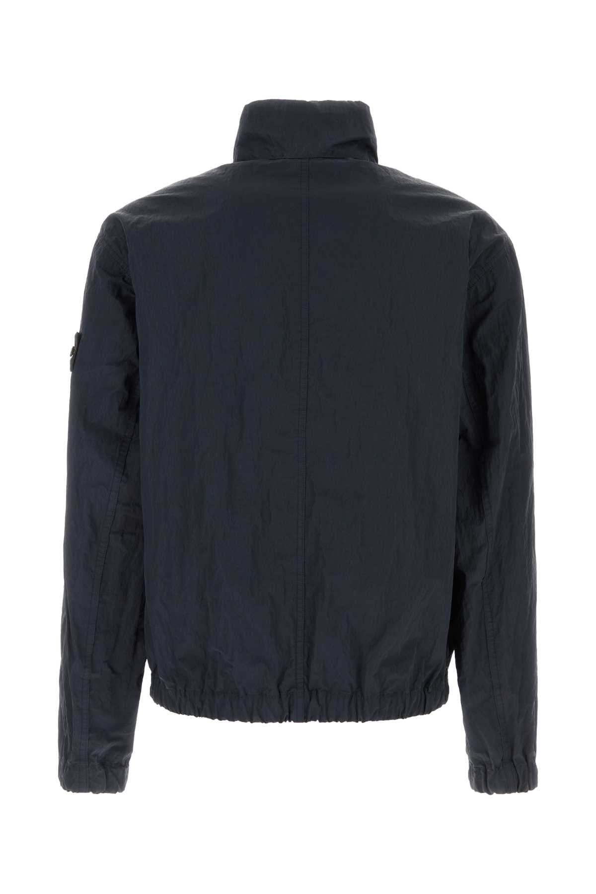 Stone Island Men Dark Blue Nylon Jacket STONE ISLAND