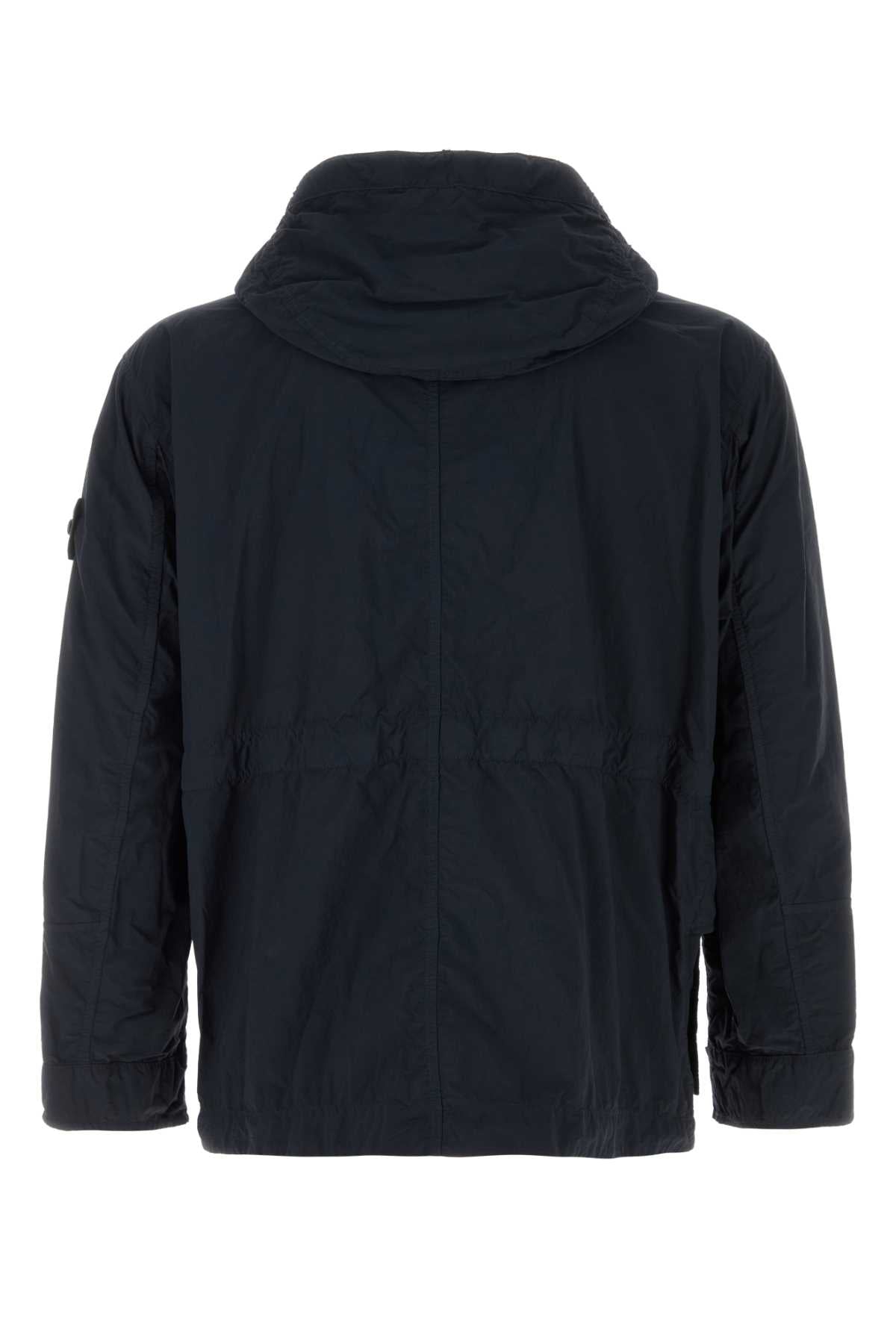 Stone Island Men Midnight Blue Nylon Parka STONE ISLAND