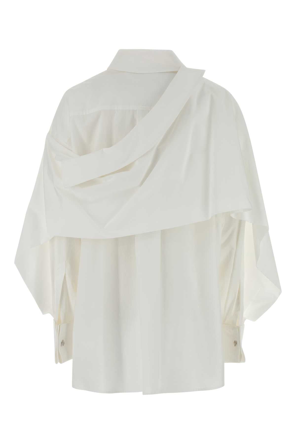 The Attico Women White Cotton Shirt THE ATTICO