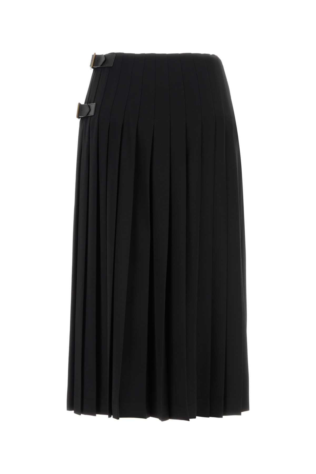 Burberry Women Black Wool Skirt BURBERRY